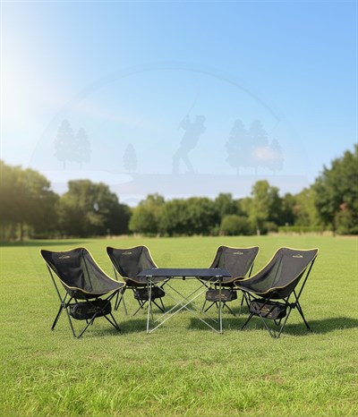 Yek Outdoor Pratik 4 Kişilik Kamp Masa & Sandalye Seti