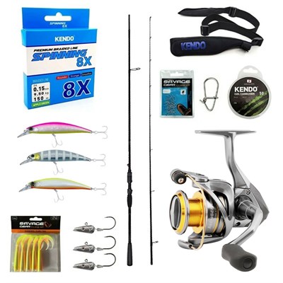 Yek Outdoor Profesyonel Okuma Spin Seti Okuma Psycho Stick Game 243cm Ex-Fast 15-40gr 2 Parça Olta Kamışı&Okuma Avenger AV-4000 6+1bb Olta Makinesi