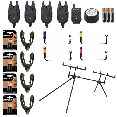Yek Outdoor Profesyonel Prologic C-Series 4’lü Sazan Alarm ve Sehpa Seti