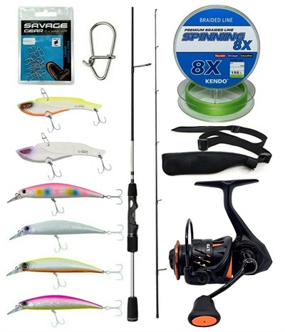 Yek Outdoor Spin Olta Seti Okuma Helios SX Spin 2,70cm 15-45 gr 2 Parça Spin Kamışı&Savage Gear Orange LTD 4000 FD 8+1BB Olta Makinesi