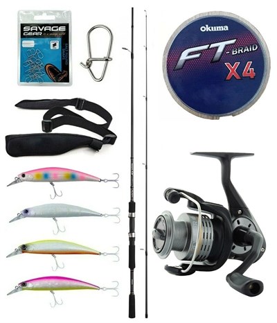 Yek Outdoor Spin Olta Seti Shimano Kamış FX XT Spinning Moderate Fast 2,10m 14-40g 2pc&Okuma Revenger RV-40 FD Olta Makinesi