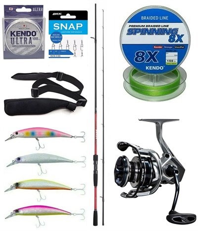Yek Outdoor Spin Olta Seti Shimano Kamış Sienna Spinning EVA 2,41m 10-35g 2pc&Okuma Safyre 4000A Olta Makinesi