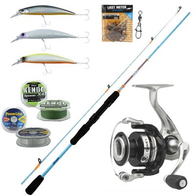 Yek Outdoor Spin Seti Okuma Fuel Spin 2,74 cm 7-30 gr 2 Parça Spin Kamışı & Dam Quick 1 2000 Fd 3+1 bb Olta Makinesi