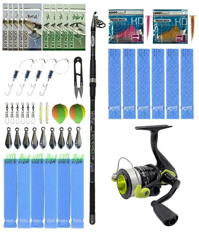 Yek Outdoor Surf Olta Seti Kendo Legend 3.60m 80-180gr Olta Kamışı&Okuma FNX-60NG Olta Makinesi