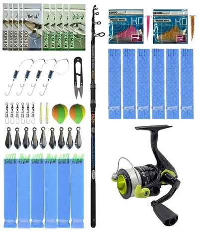 Yek Outdoor Surf Olta Seti Kendo Spider Surf 3.90m 50-150gr Olta Kamışı&Okuma FNX-60NG Olta Makinesi