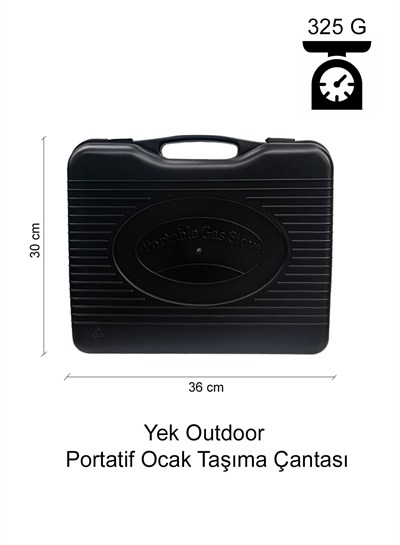 Yek Outdoor Tekli Portatif Çantalı Kamp Ocağı + 8 Adet Kartuş