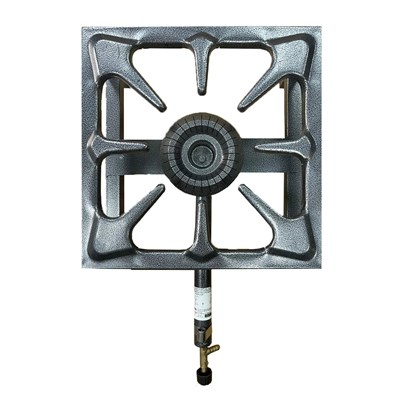 Yek Outdoor Yüksek Isılı Kare Volkan Ocak 33x33cm - Yer Ocağı 