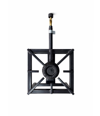 Yek Outdoor Yüksek Isılı Mini Kare Volkan Ocak 23x23cm - Yer Ocağı 