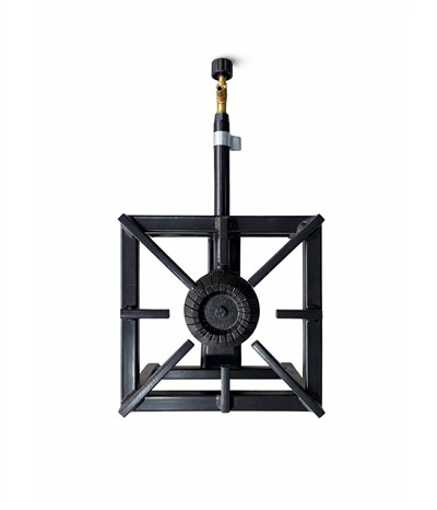 Yek Outdoor Yüksek Isılı Mini Kare Volkan Ocak 23x23cm - Yer Ocağı 