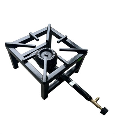 Yek Outdoor Yüksek Isılı Mini Kare Volkan Ocak 23x23cm - Yer Ocağı 