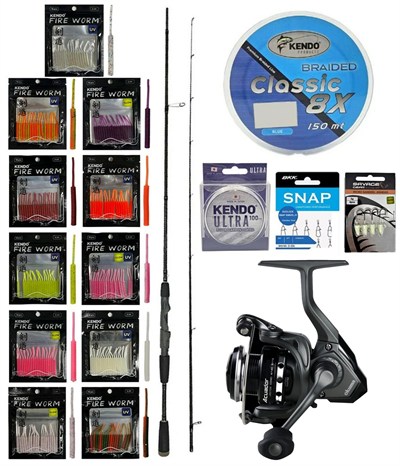 YekOutdoor FireWorm LRF Seti Okuma Epixor LRF Ultra Light Game Spin 213cm 1-8gr 2 Parça Olta Kamışı&Okuma Acuador 2500A Olta Makinesi