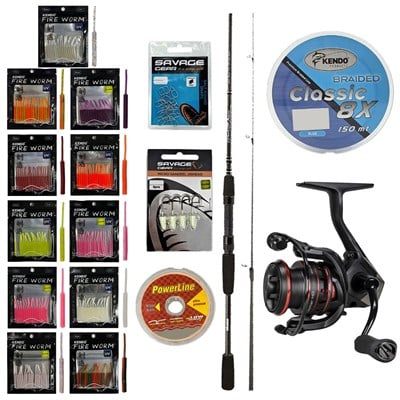 YekOutdoor FireWorm LRF Seti Okuma Wave Power 228 cm 2-12 gr Lrf Kamışı&Okuma Ceymar HD CHD-1000A 7+1BB Olta Makinesi