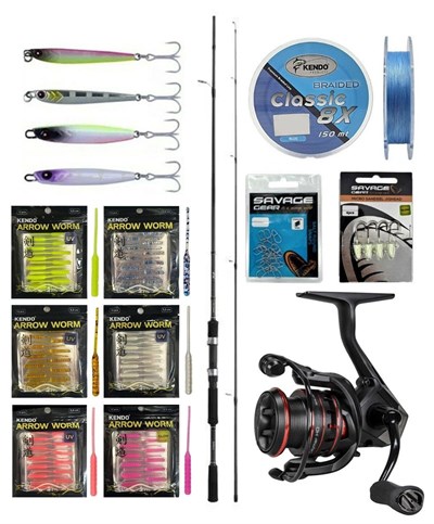 YekOutdoor FireWorm LRF Seti Shimano Kamış FX XT Spinning Moderate Fast 1,80m 3-14g 2pc&Okuma Ceymar HD CHD-2500A 7+1BB Olta Makinesi