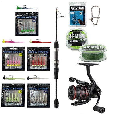 YekOutdoor HookWorm LRF Seti Okuma Lrf-Tele-706UL 212cm 1-8 gr Lrf Kamışı&Okuma Ceymar HD CHD-2500A 7+1BB Olta Makinesi
