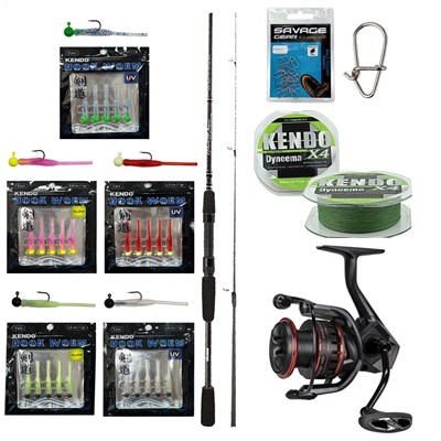 YekOutdoor HookWorm LRF Seti Okuma Wave Power 213 cm 0-8 gr Lrf Kamışı&Okuma Ceymar HD CHD-2500A 7+1BB Olta Makinesi