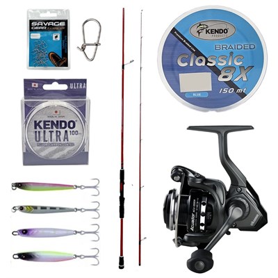 YekOutdoor LRF JİG Seti Okuma Red Spin 70 2.12 cm 1-12 gr 2 Parça&Okuma Acuador ACU-1000A 3+1BB Olta Makinesi