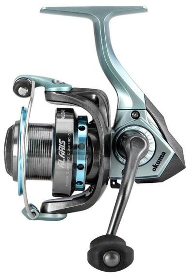YekOutdoor Okuma Spin Seti - Okuma Alaris ALS-20 Olta Makinesi-Okuma Fuel Spin 2,44 cm 15-40 gr 2 Parça Spin Kamışı