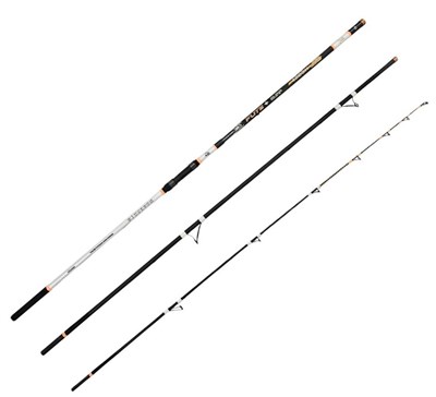 YekOutdoor Profesyonel Olta Seti Okuma Flite+ Super Light Surf 420cm 3 Parça Olta Kamışı&Okuma SURF-8K Olta Makinesi