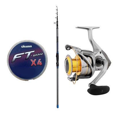 YekOutdoor Profesyonel Surf Olta Seti Dam Imax Tele Surf 3.90m 100-250gr Surf Kamışı&Okuma Avenger Av-10000 6+1bb Olta Makinesi