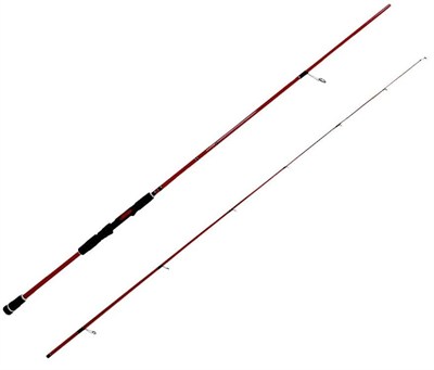 YekOutdoor Silikonlu LRF Seti Okuma Red Spin 76 228 cm 3-15 gr 2 Parça&Okuma Revenger RV-25 FD Olta Makinesi