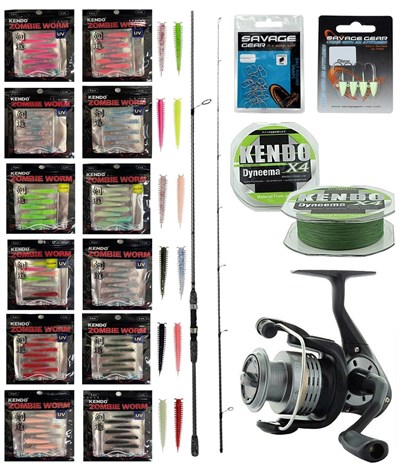 YekOutdoor Silikonlu LRF Seti Okuma Wave Up Spin 213cm 1-10gr 2 Parça Olta Kamışı&Okuma Revenger RV-25 FD Olta Makinesi