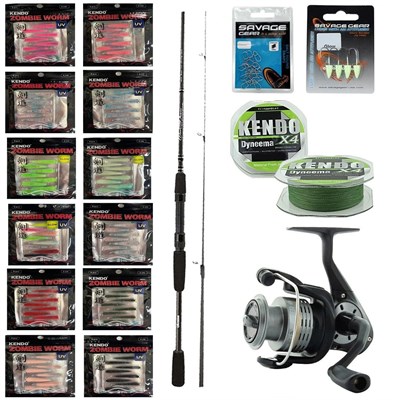 YekOutdoor Silikonlu LRF Seti Okuma Wave Power 213 cm 0-8 gr Lrf Kamışı&Okuma Revenger RV-25 FD Olta Makinesi