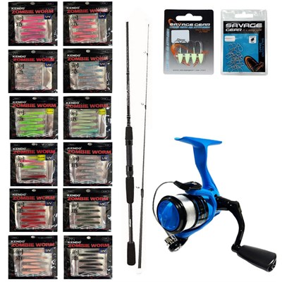 YekOutdoor Silikonlu LRF Seti Okuma Wave Power 228 cm 2-12 gr Lrf Kamışı&XT-20EBOkuma X-Otic XT-20EB 1BB Olta Makinesi