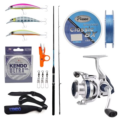 YekOutdoor Spin Olta Seti Okuma G-Power Spin 8 240cm 15-40 gr 2 Parça Spin Kamışı&Okuma ARIA-3000a Painting Silver 1BB Olta Makinesi