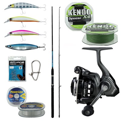 YekOutdoor Spin Olta Seti Okuma G-Power Spin 8 240cm 15-40 gr 2 Parça Spin Kamışı&Okuma Acuador ACU-3000A 3+1BB Olta Makinesi
