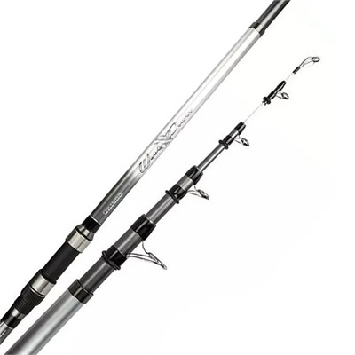 YekOutdoor Surf Kamışı Olta Seti Okuma Wave Power Tele Surf 4.20 cm 100-200 gr 5 Parça Surf Kamışı &Okuma ARIA-8000a Painting Silver 1BB Olta Makinesi