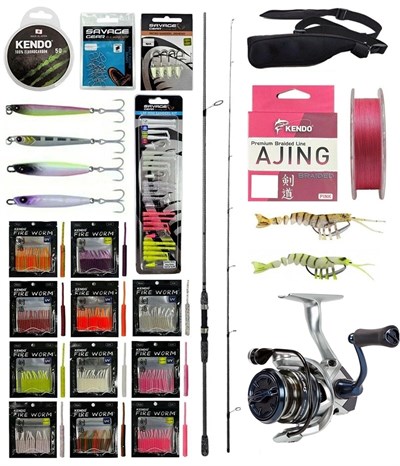 YekOutdoor ULTRA LRF Seti Okuma Wave Up Spin 165cm 3-14gr 2 Parça Olta Kamışı&Okuma Safyre 2500A Olta Makinesi