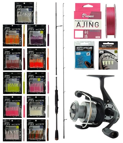 YekOutdoor ULTRA LRF Seti Savage Gear SG2 Ultra Light Game 2.13M 2-10GR &Okuma Revenger RV-25 FD Olta Makinesi
