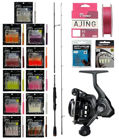 YekOutdoor ULTRA LRF Seti Savage Gear SG2 Ultra Light Game 2.13M 2-10GR &Okuma Acuador ACU-1000A Olta Makinesi
