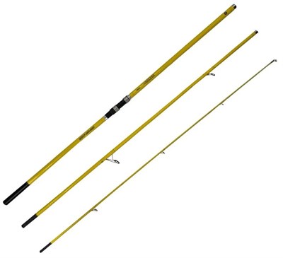 YekOutdoor Yüksek Performans Okuma Olta Seti Okuma Makaira Surf 4,50 cm 100-250 3 Parça Yellow Surf Kamışı&Okuma SURF-8K Olta Makinesi