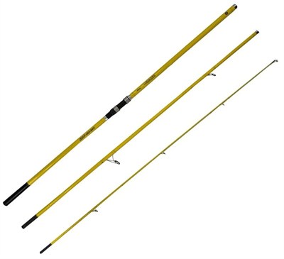 YekOutdoor Yüksek Performans Okuma Olta Seti Okuma Makaira Surf 4,30 cm 100-250 gr 3 Parça Yellow Surf Kamışı&Okuma SURF-8K Olta Makinesi