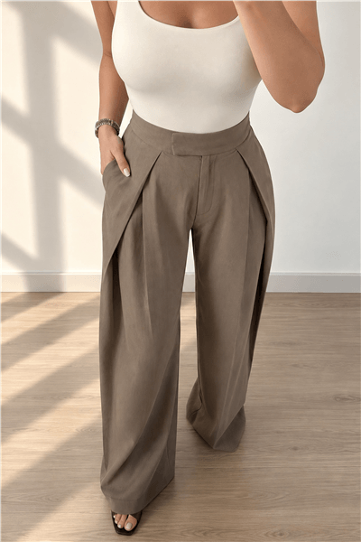 Camel Fit Liyosel Kumaş Pantolon