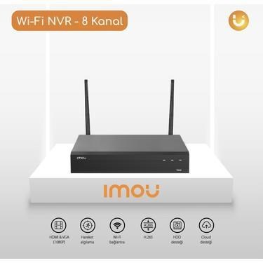 IMOU NVR1108HS-W-S2 8 KANAL Wİ-Fİ NVR KAYIT CİHAZI