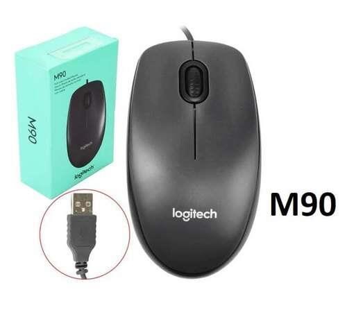 LOGİTECH M-90 USB OPTIK KABLOLU MOUSE SİYAH