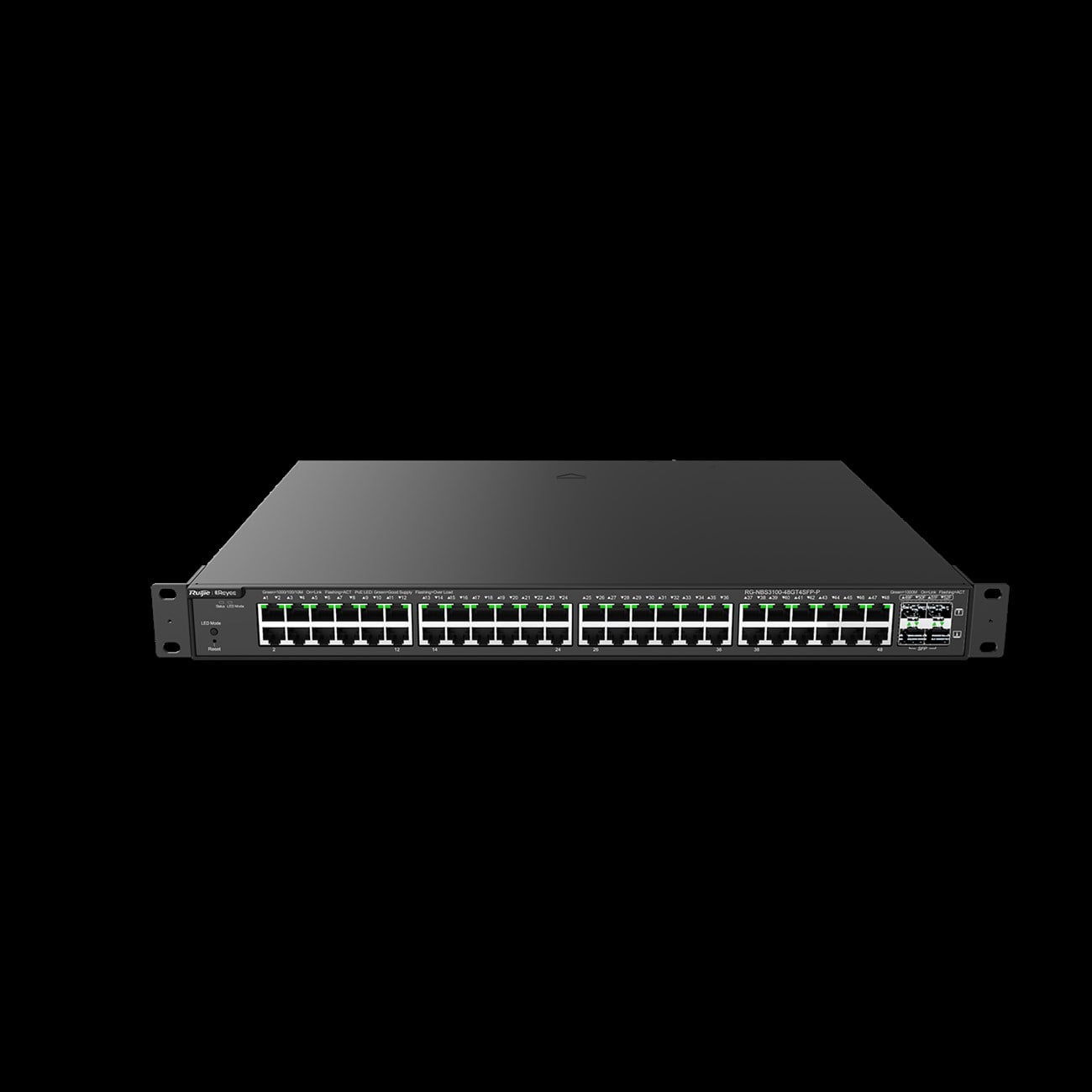 RUIJIE REYEE RG-NBS3100-48GT4SFP-P 48 PORT 10/100/1000 48 PORT POE 4 X SFP 370W RUJIE CLOUD YONETILEBILIR RACK MOUNT SWITCH