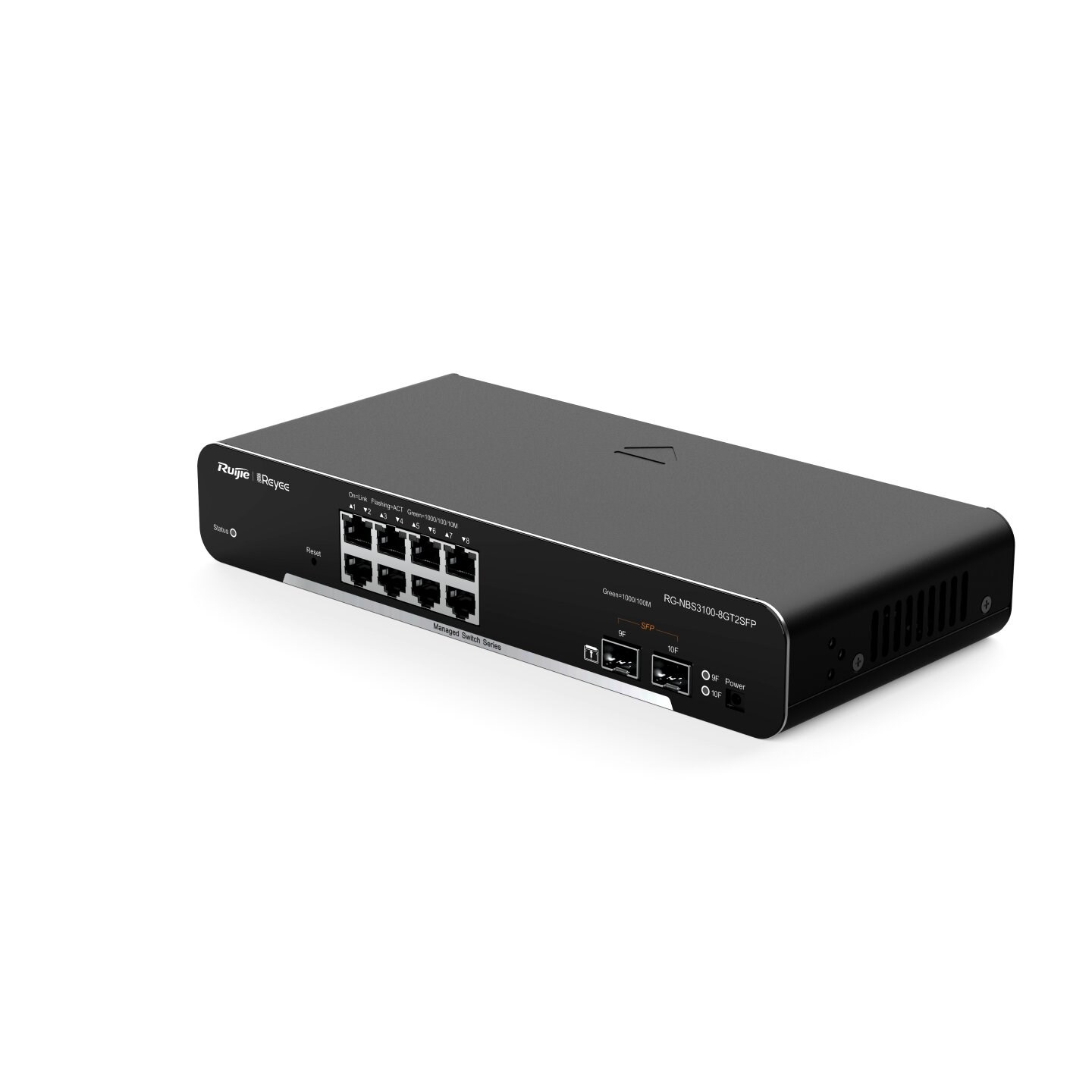 RUIJIE REYEE RG-NBS3100-8GT2SFP-P 8 PORT 10/100/1000 8 PORT POE 2 X SFP 125W RUJIE CLOUD YONETILEBILIR DESKTOP SWITCH