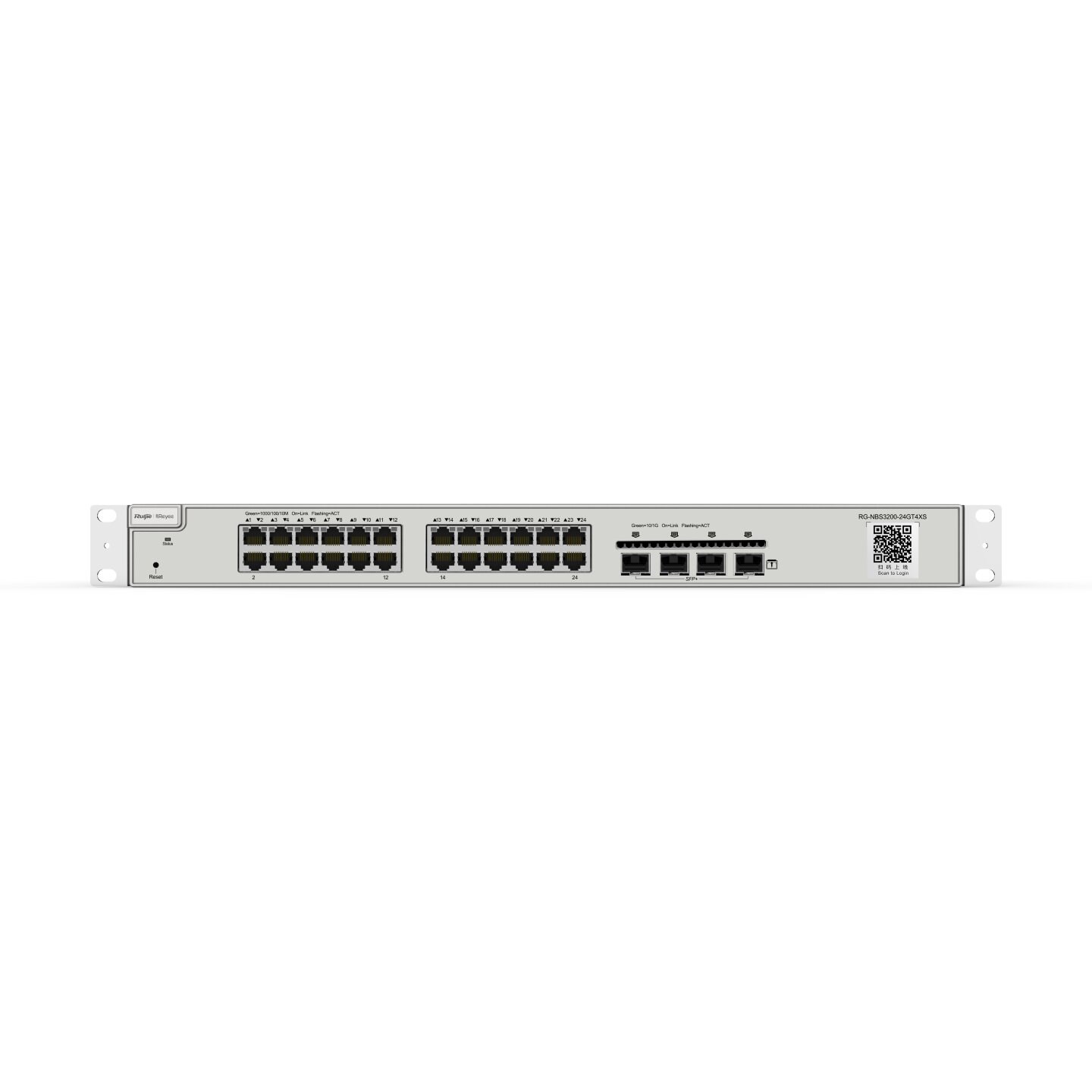 RUIJIE REYEE RG-NBS3200-24GT4XS 24 PORT 10/100/1000 4X10G SFP+ RUJIE CLOUD YONETILEBILIR RACK MOUNT SWITCH