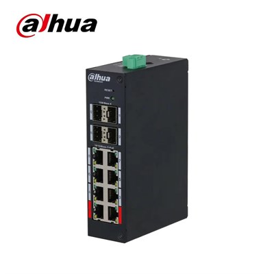 DAHUA DH-HS4412-8ET-120 12 PORT YÖNETİLEBİLİR SWİTCH 8 PORT POE
