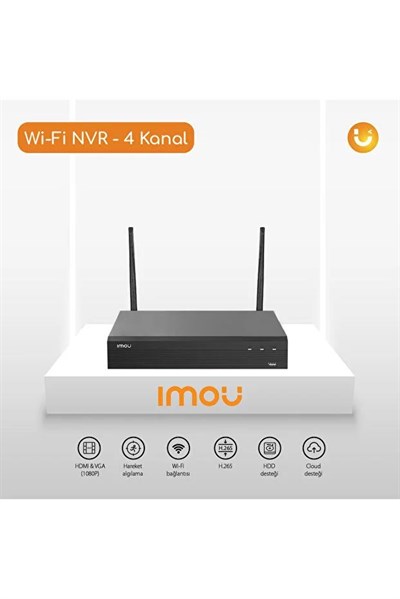 IMOU NVR1104HS-W-S2 4 KANAL Wİ-Fİ NVR KAYIT CİHAZI