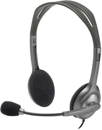 LOGİTECH H110 3.5MM KABLOLU STEREO KULAKLIK