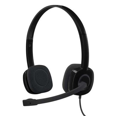 LOGİTECH H151 GÜRÜLTÜ ÖNLEYİCİ STEREO MİKROFONLU KABLOLU KULAKÜSTÜ KULAKLIK (981-0000589)