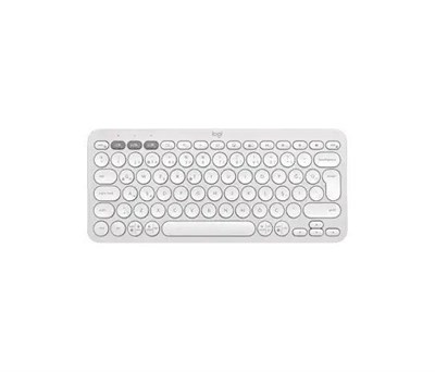 LOGİTECH K380S PEBBLE KEYS 2 ÇOKLU CİHAZ Q  BLUETOOTH KLAVYE BEYAZ (920-011860)
