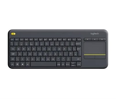 LOGİTECH K400 PLUS KABLOSUZ DOKUNMATİK YÜZEYLİ TRÜKÇE Q TV KLAVYESİ USB SİYAH (920-007149)