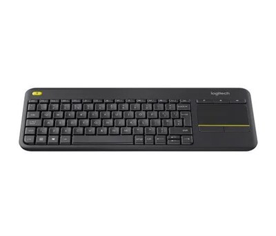 LOGİTECH K400 PLUS KABLOSUZ DOKUNMATİK YÜZEYLİ TRÜKÇE Q TV KLAVYESİ USB SİYAH (920-007149)