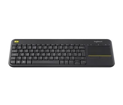 LOGİTECH K400 PLUS KABLOSUZ DOKUNMATİK YÜZEYLİ TRÜKÇE Q TV KLAVYESİ USB SİYAH (920-007149)