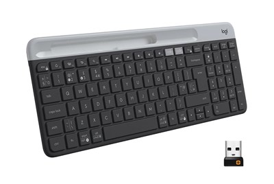 LOGİTECH K580 Q ULTRA SLİM MULTI-DEVICE BLUETOOTH (R) KABLOSUZ KLAVYE SİYAH (920-010624)